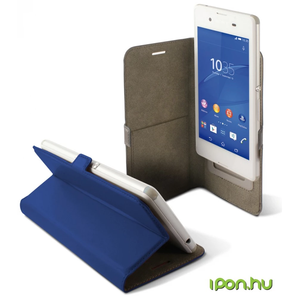 KSIX Slide universal folio case for smartphone up to 6 inches kék