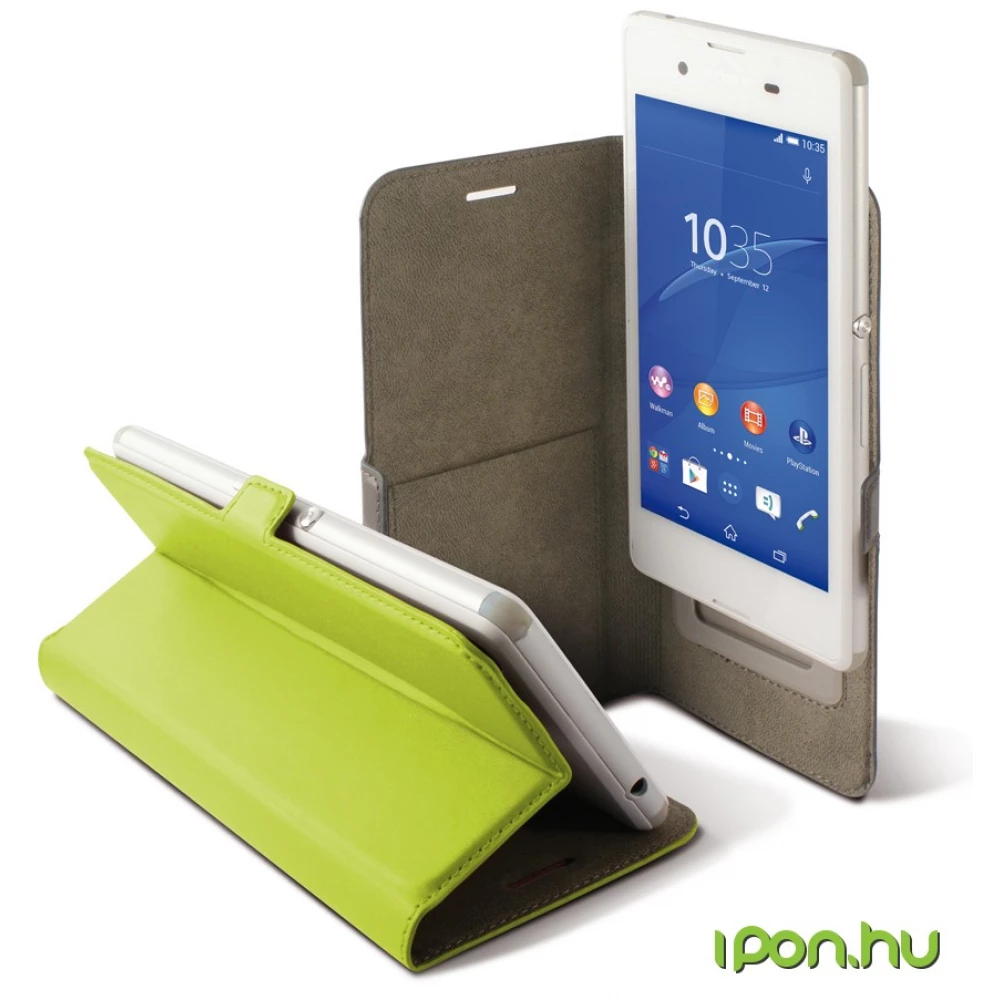 KSIX Slide universal folio case for smartphone up to 6 inches zöld