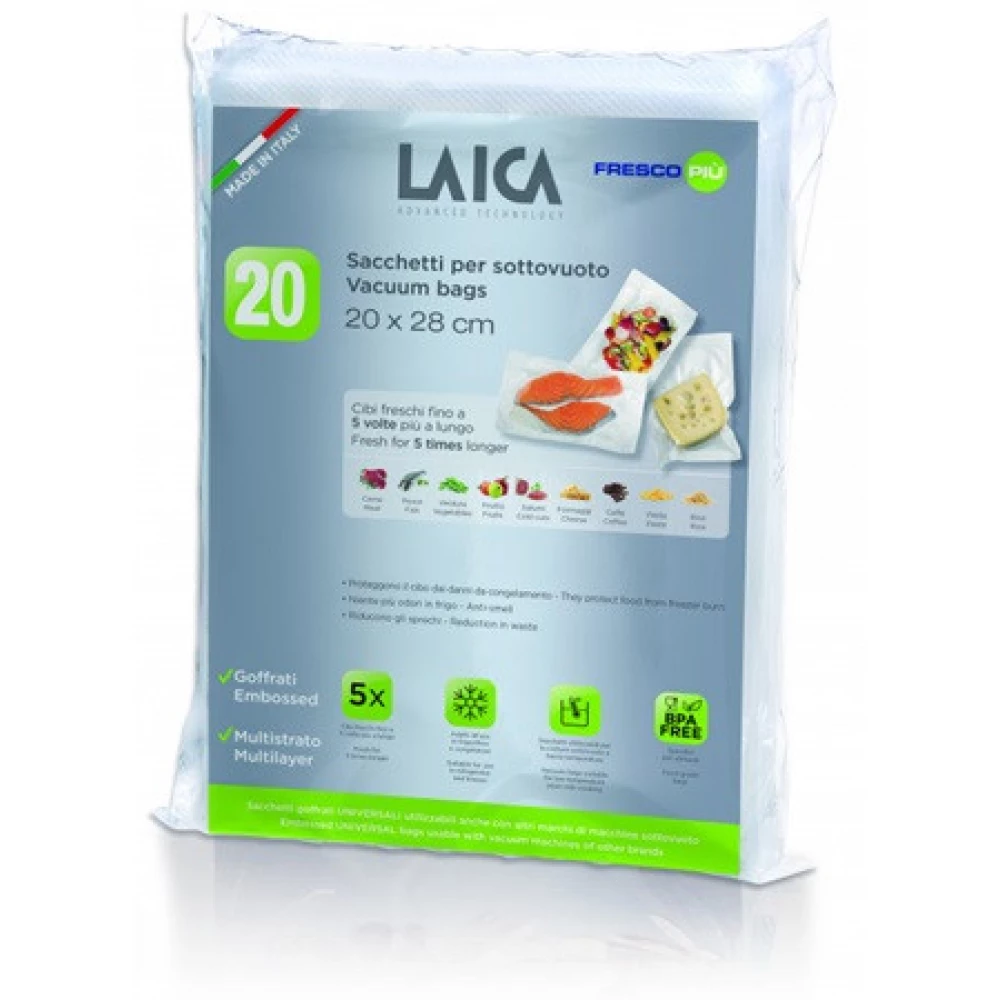 LAICA VT36050 20 db-os légcsatornás vákuum csomagoló tasak