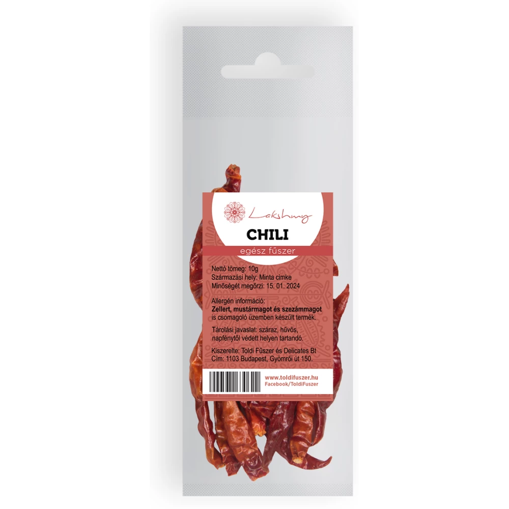 Lakshmi chilli egész 10 g