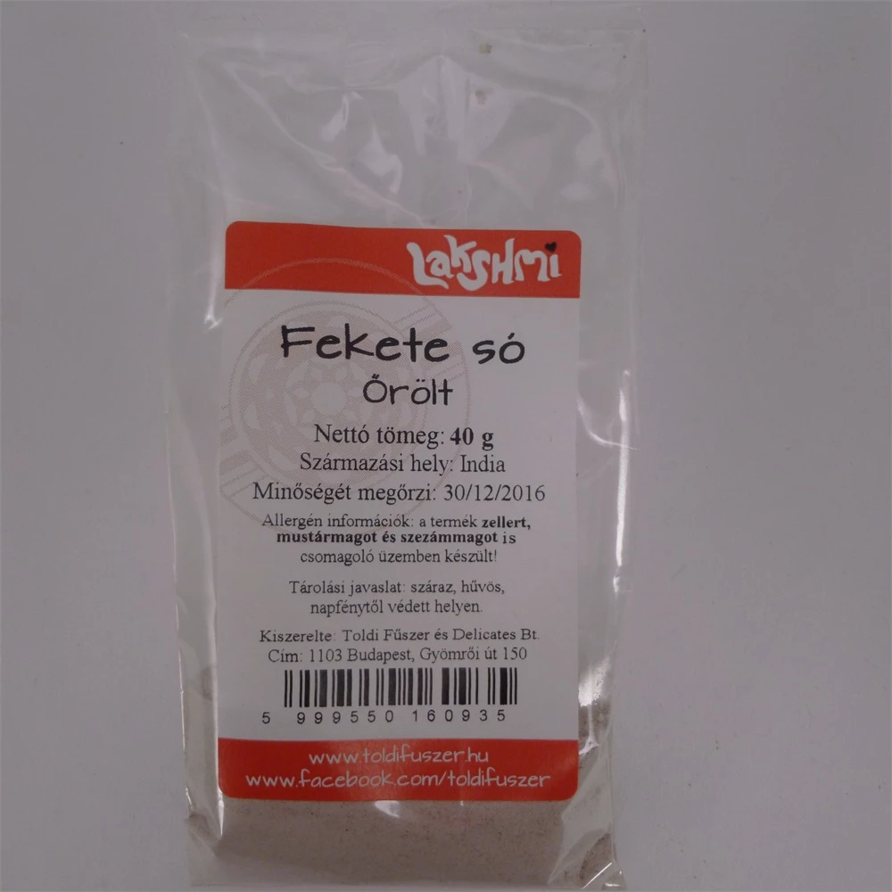 Lakshmi fekete só őrölt 40 g