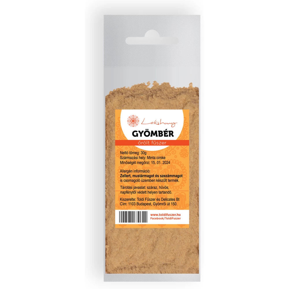 Lakshmi LAKSHMI Lakshmi gyömbér őrölt 30 g