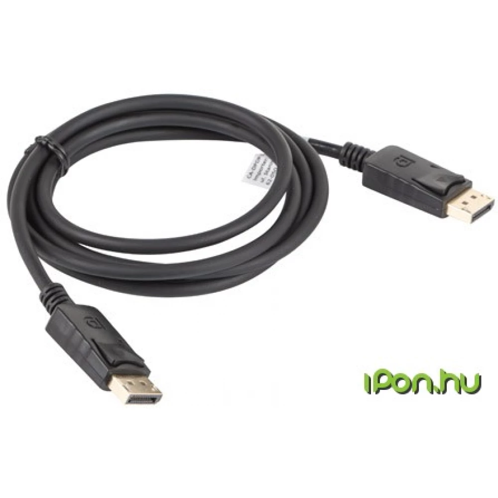 LANBERG DisplayPort Összekötő Fekete 1.8m CA-DPDP-10CC-0018-BK