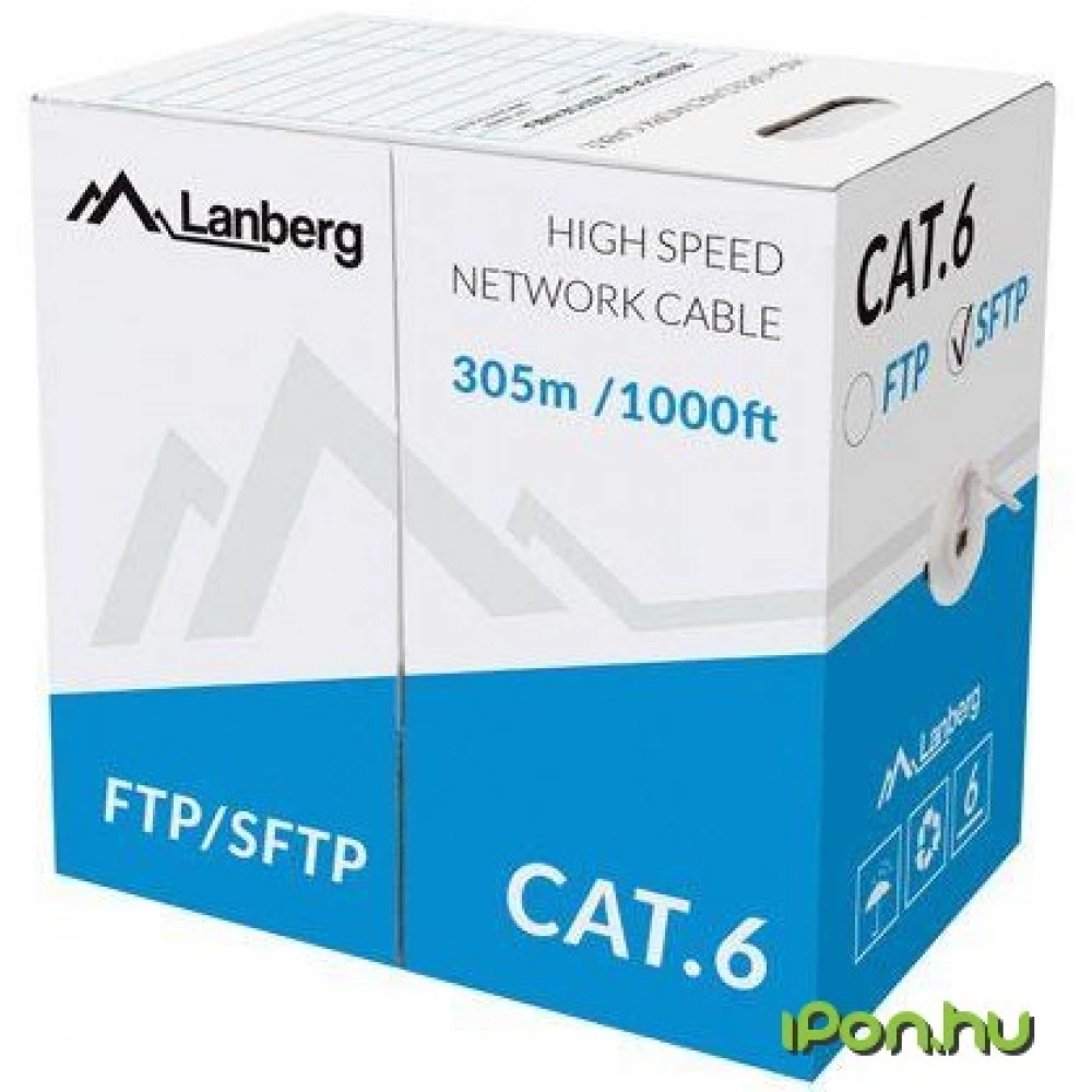 LANBERG UTP Összekötő Szürke 305m LCU6-10CC-0305-S