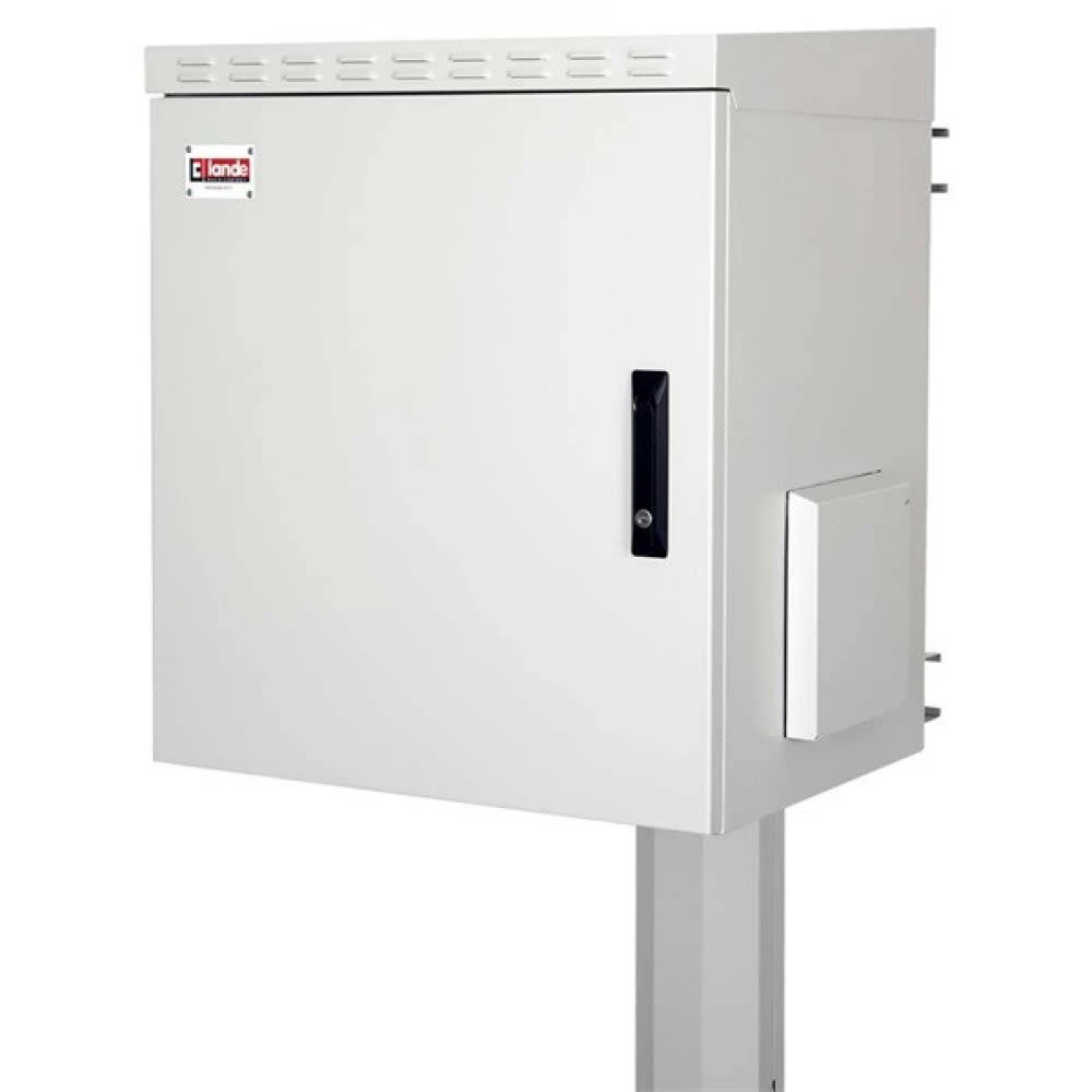 LANDE 19" 7U 600x450 kültéri szürke fali rack szekrény LN-SBO-IP5507U6045-LG