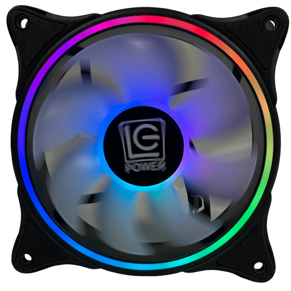 LCPOWER LC-CF-120-ARGB-B 120mm ARGB fekete