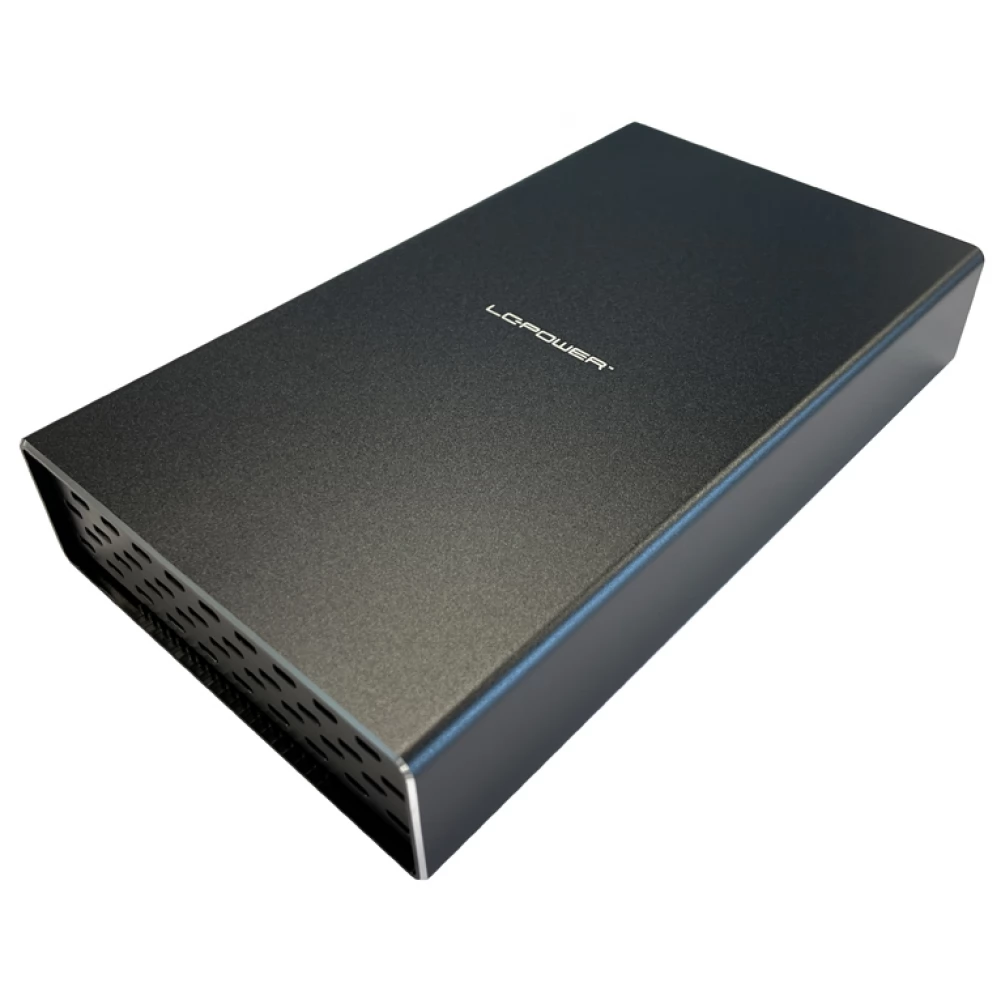 LCPOWER LC-DOCK-C-35-M2 Dokkoló és klónozó állomás 1x 3.5" / 1x M.2 fekete