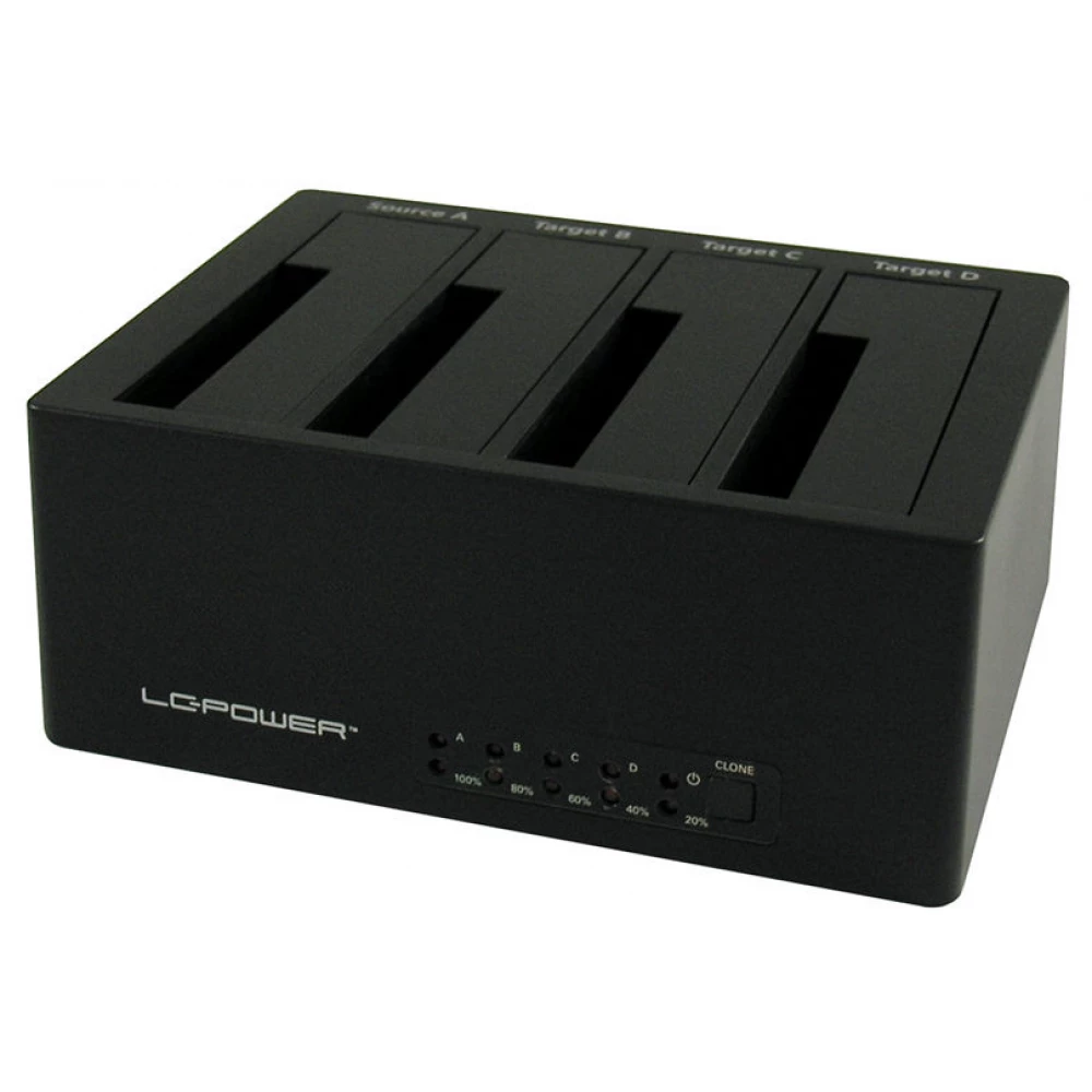 LCPOWER LC-DOCK-U3-4B SATA HDD dokkoló USB 3.0