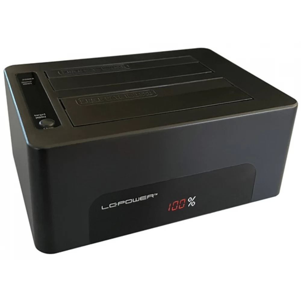 LCPOWER LC-DOCK-U3-V SATA HDD dokkoló USB 3.2