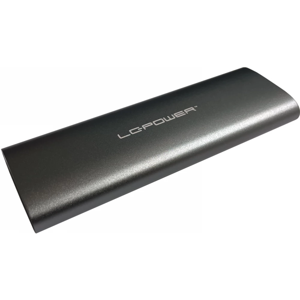 LCPOWER LC-M2-C-MULTI-2 NVME / SATA M.2 Külső ház USB 3.1 Type C fekete
