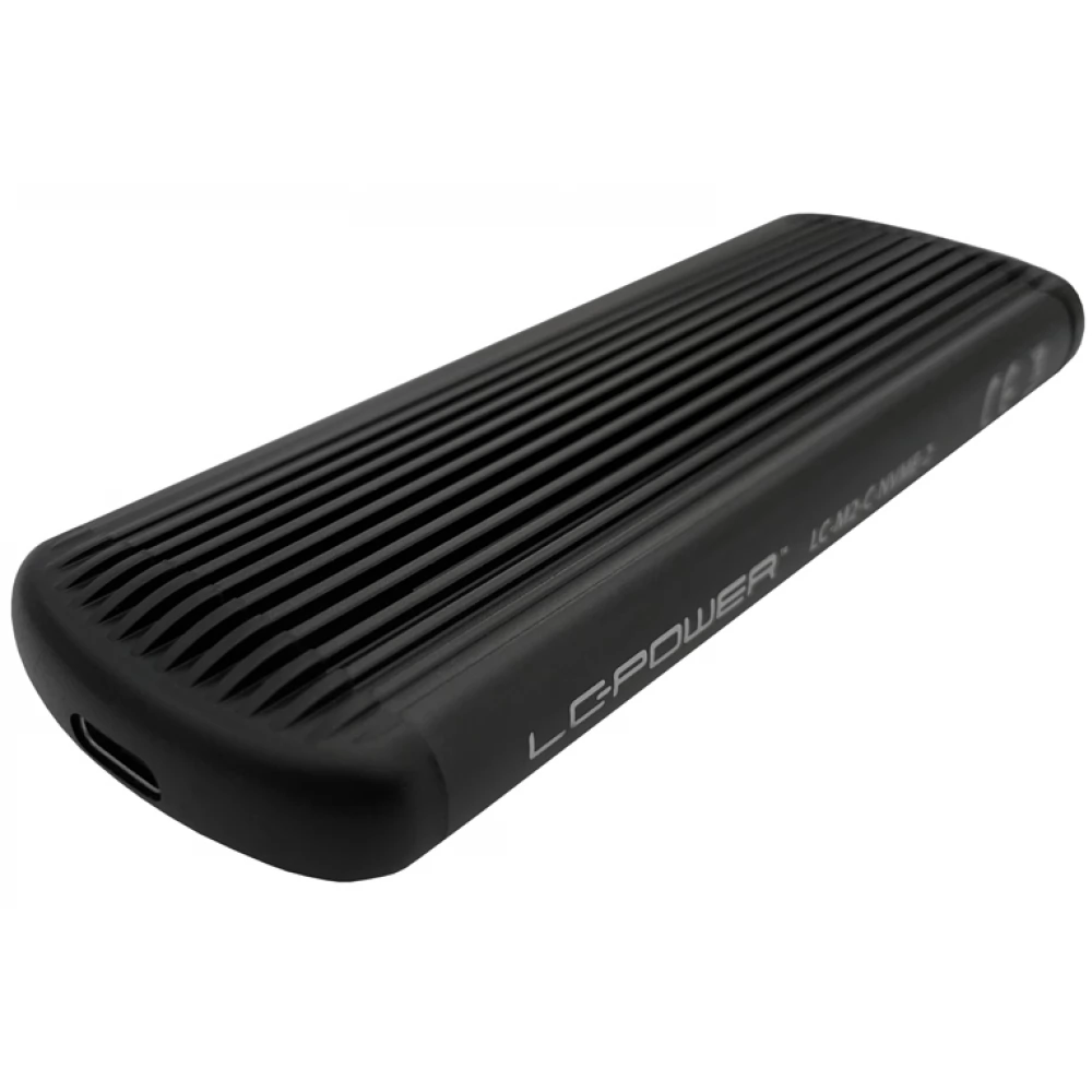 LCPOWER LC-M2-C-NVME-2 - M.2 - USB 3.2 type C külső mobil rack