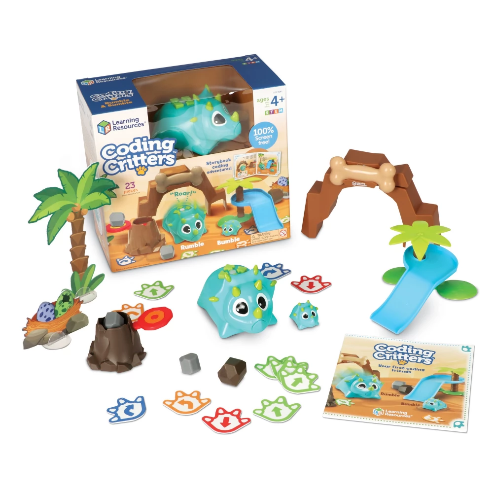 LEARNING RESOURCES Coding Critters Rumble a programozható dinó