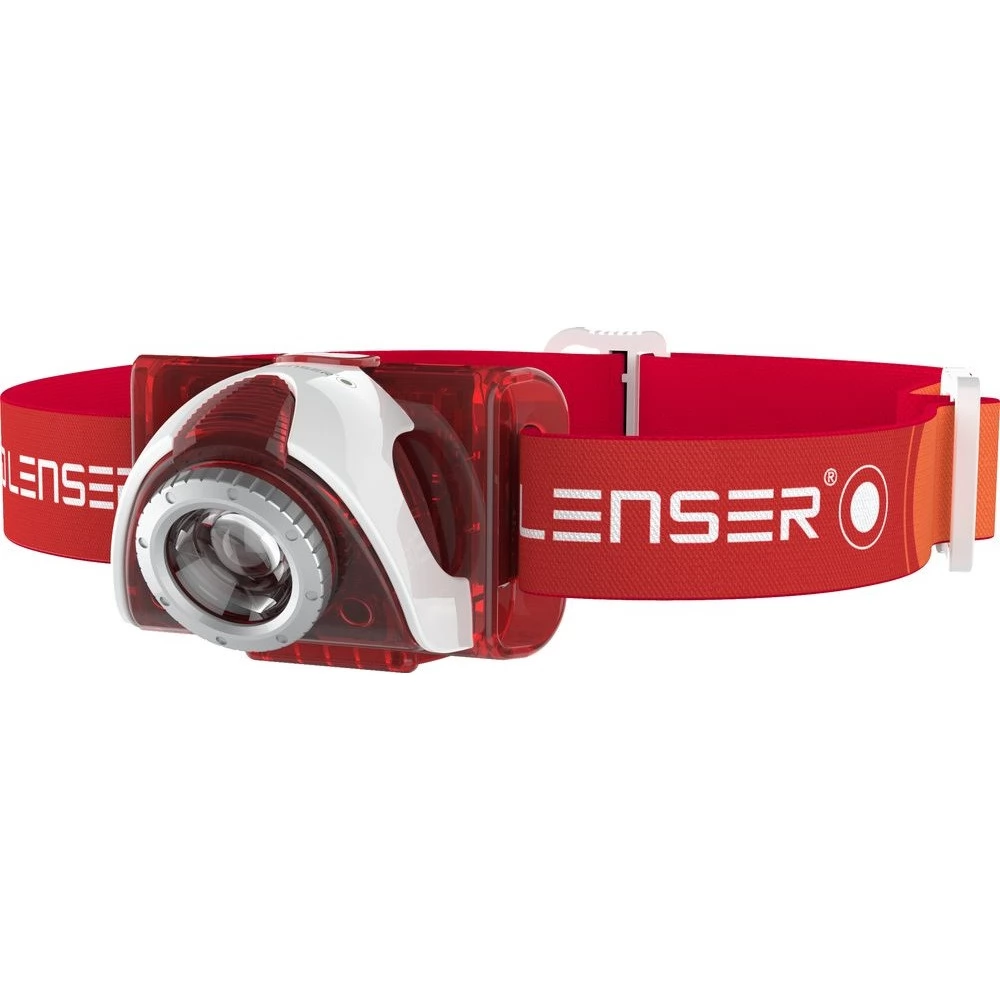 LEDLENSER SEO5 6006 fejlámpa 180 lm piros