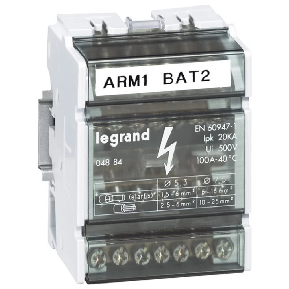 LEGRAND Lexic 4P 100A 4x7 furat elosztóblokk 004884