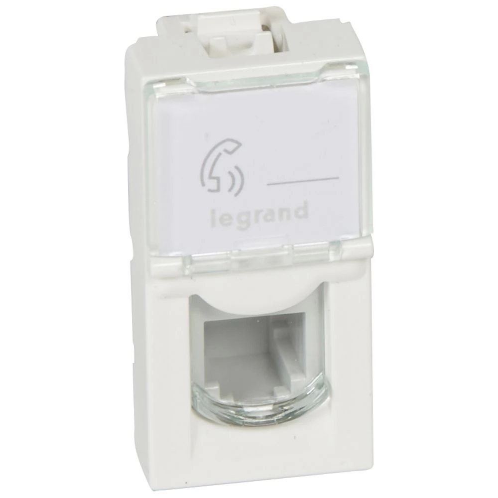 LEGRAND Program Mosaic 1m fehér RJ11 aljzat 078730