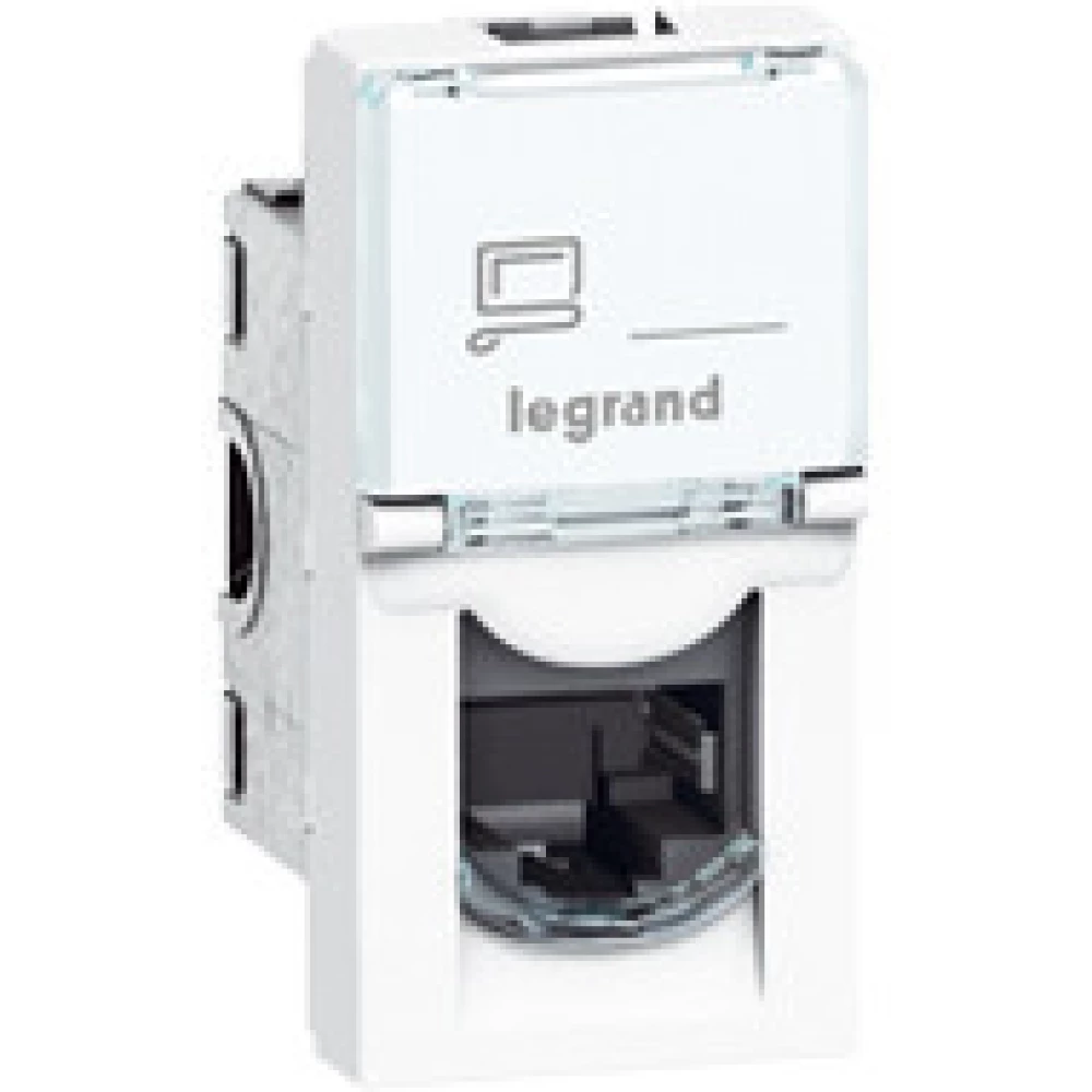 LEGRAND Program Mosaic LCS2 RJ45 aljzat Cat 6 UTP 1 modul fehér 076561