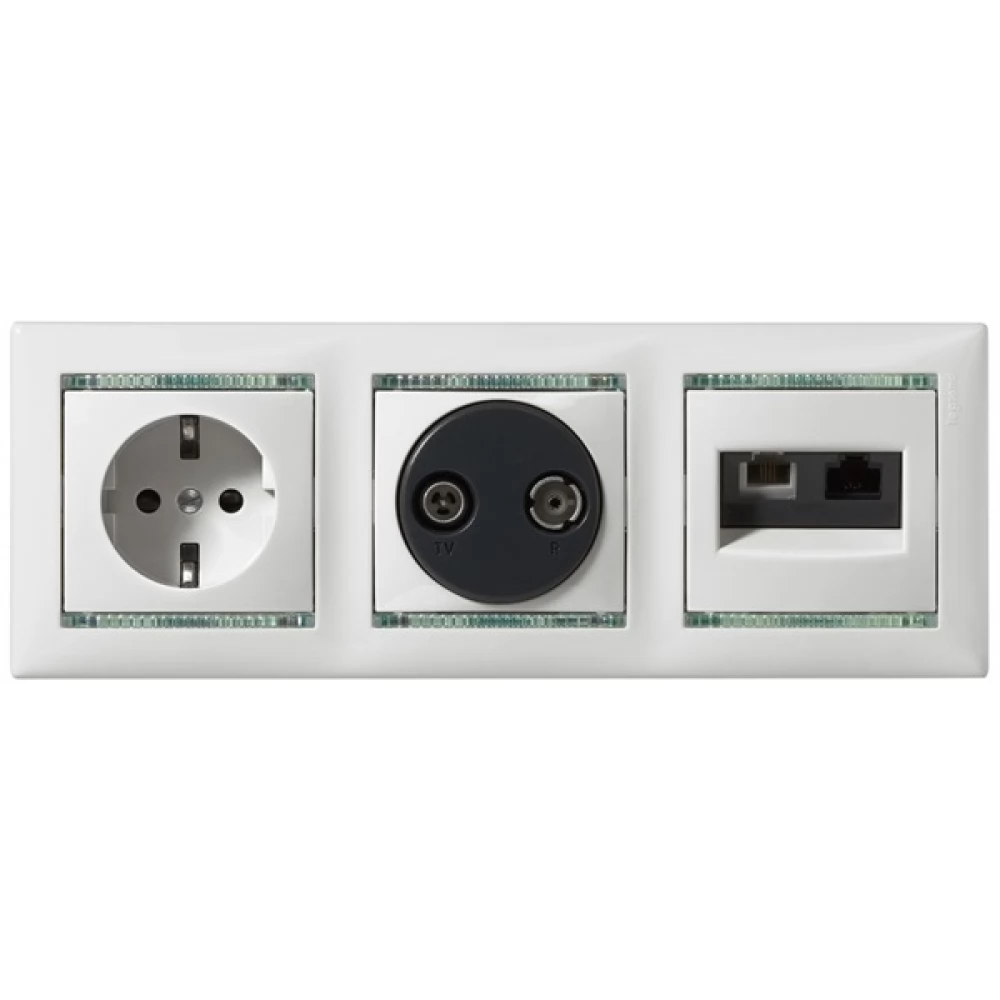 LEGRAND Valena kombinált aljzat 774180