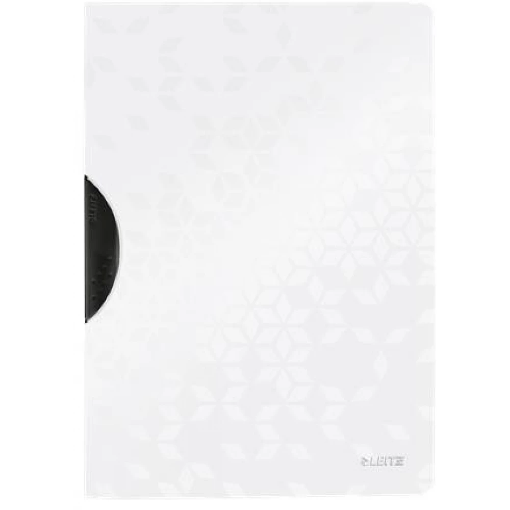 LEITZ Gyorsfűző klipes PP A4 Wow ColorClip fehér