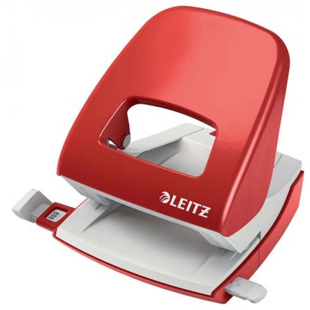 LEITZ Lyukasztó kétlyukú 30 lap Nexxt Wow piros