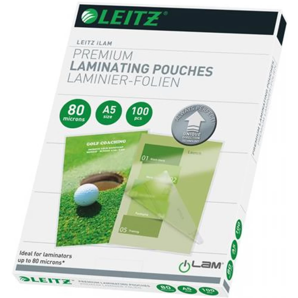LEITZ Meleglamináló fólia 80 mikron A5 fényes UDT technológiával iLam