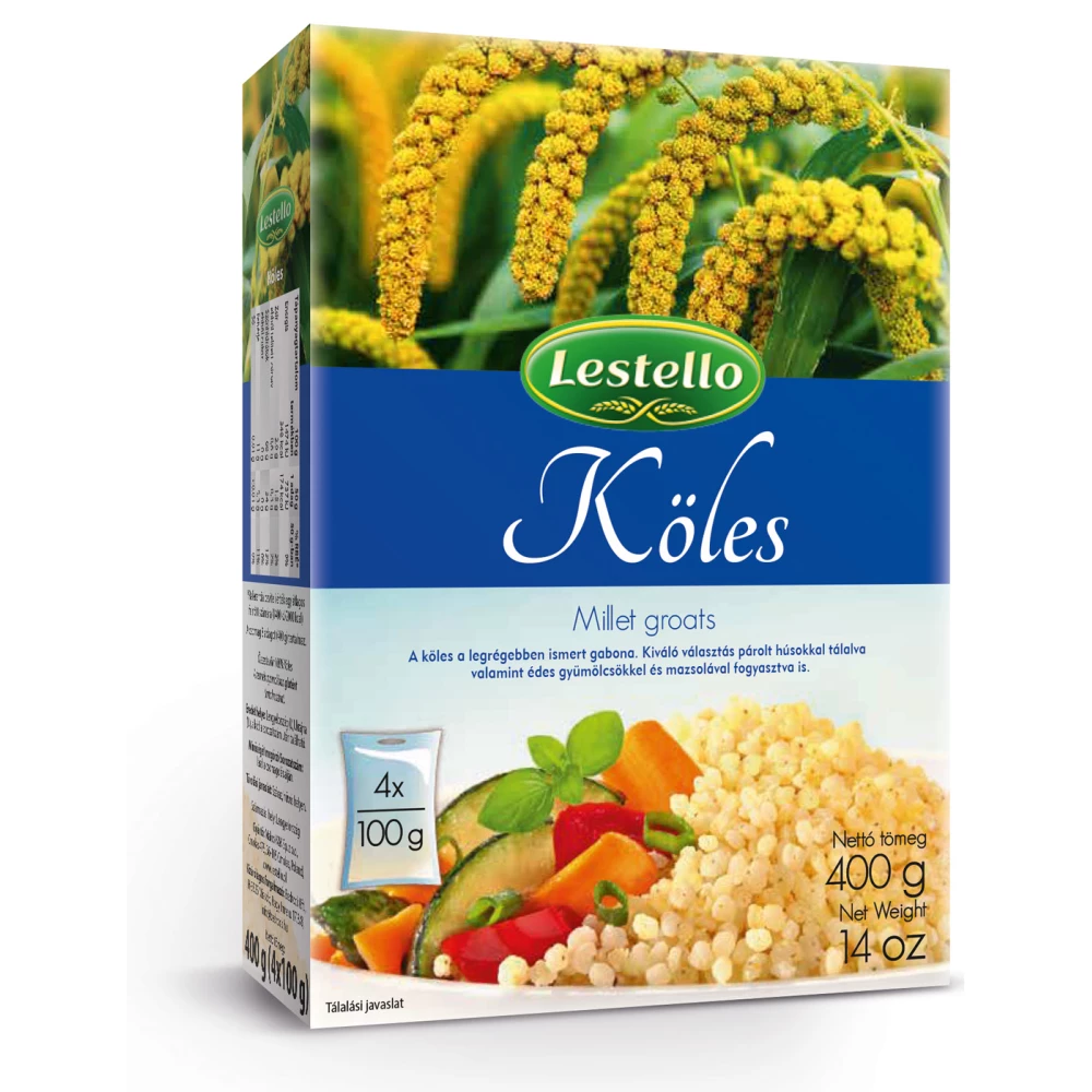 Lestello köles 4x100g 400 g