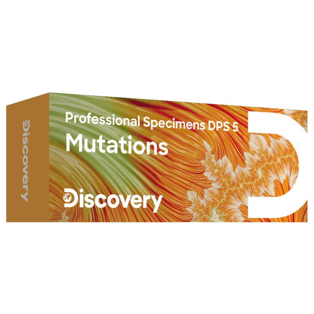 LEVENHUK Discovery Prof DPS 5 mikropreparátum mintakészlet. „Mutációk”
