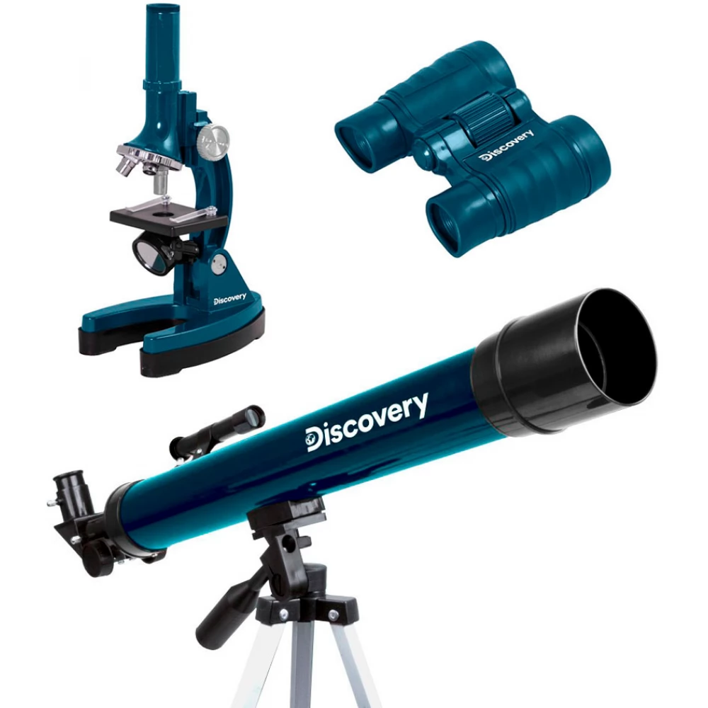 LEVENHUK Discovery Scope 3 készlet és könyv
