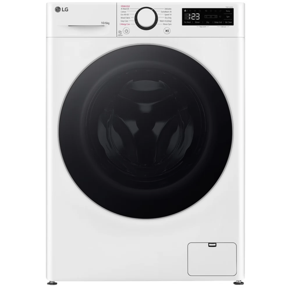 LG F4DR510S1W Mosó-szárítógép elöltöltős 10/6 kg A fehér