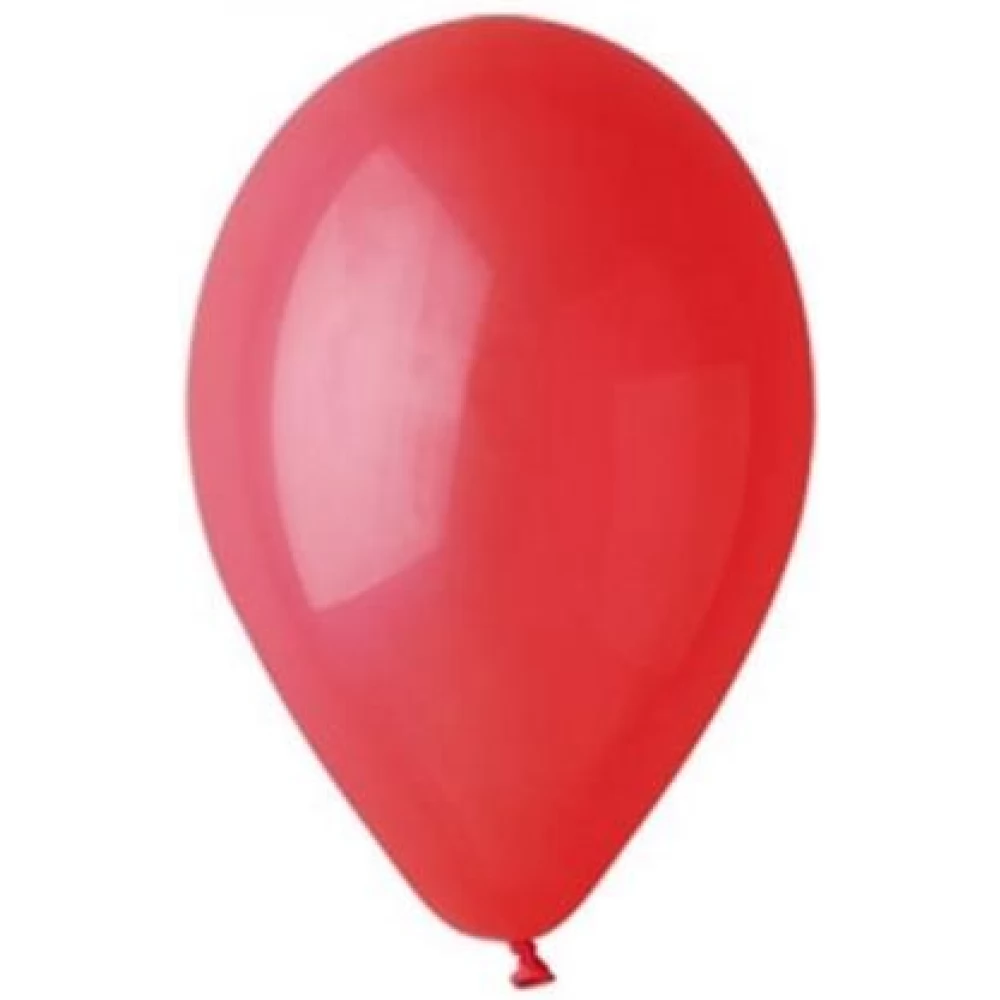 Léggömb 26 cm piros