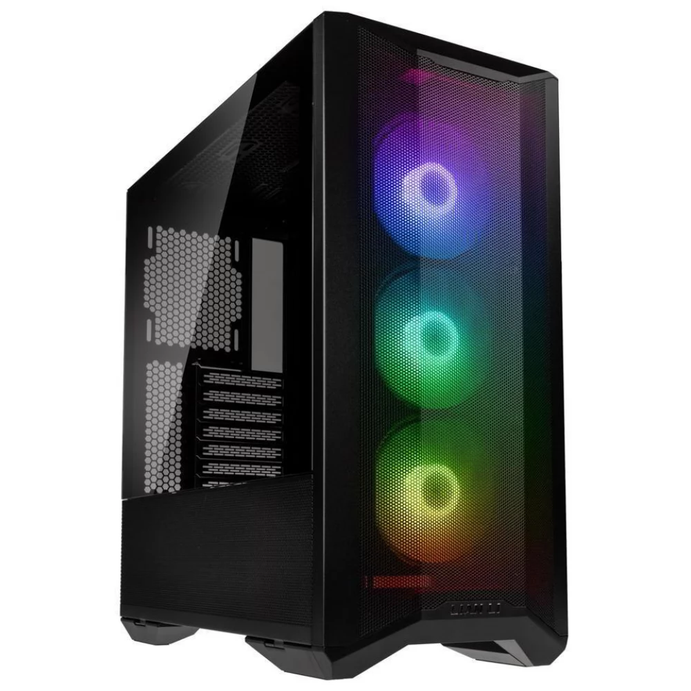 LIAN LI LANCOOL II Mesh C RGB TG fekete