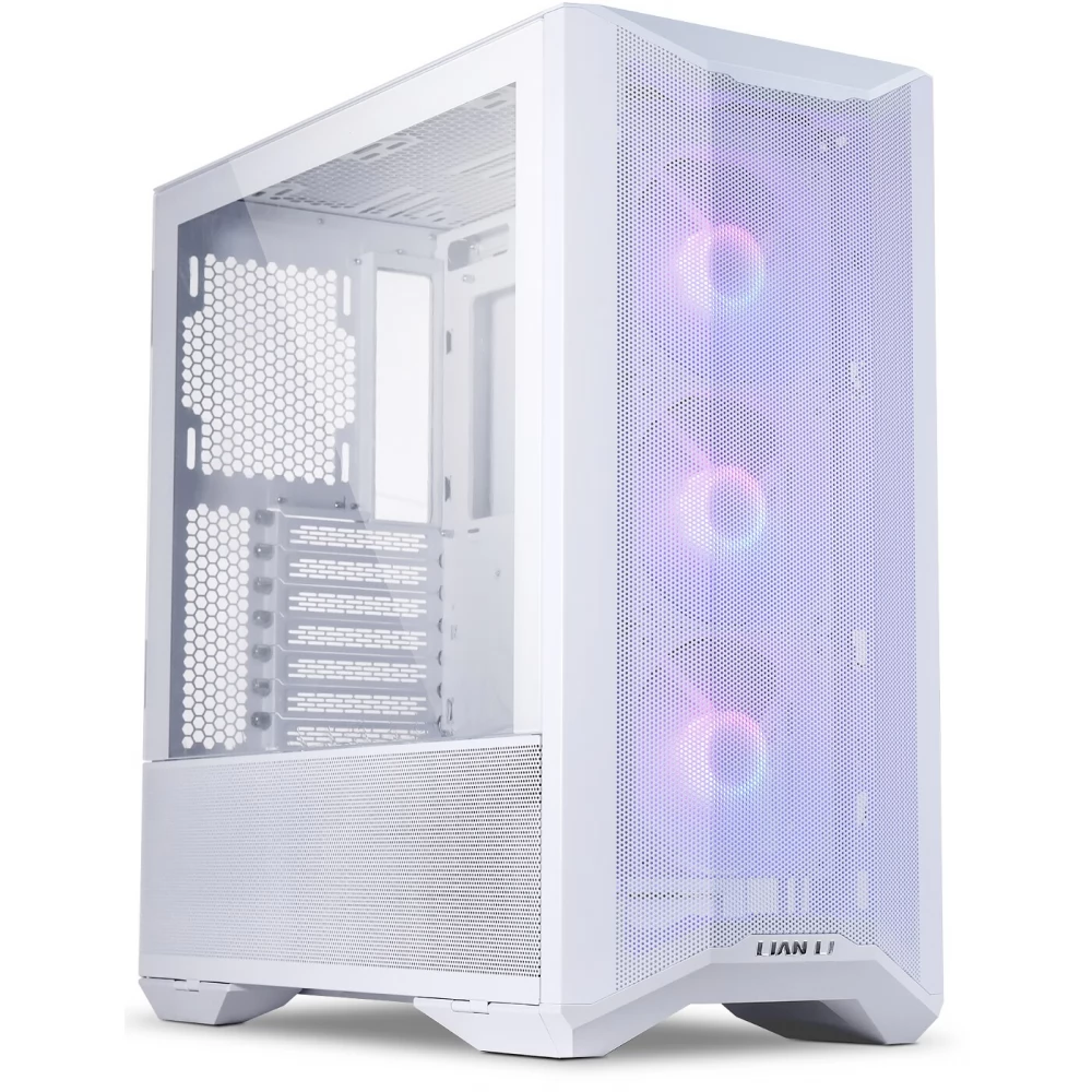 LIAN LI LANCOOL II Mesh C RGB TG Snow edition fehér