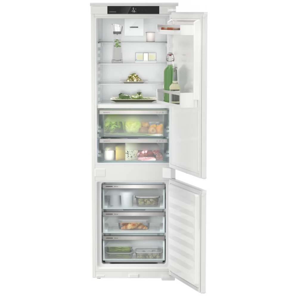 LIEBHERR ISKGBN 5Z1EC3 Hűtő-fagyasztó-kombináció Integrálható BioFresh-sel és NoFrost-tal 244 l E fehér