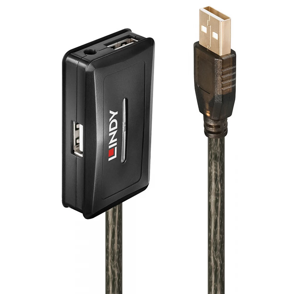 LINDY 10m USB 2.0 Active Extension Hub