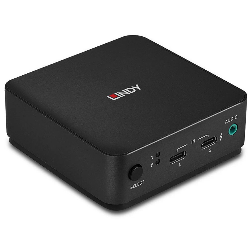 LINDY 2 Port Type C Dual HDMI 4K60 KVM Switch