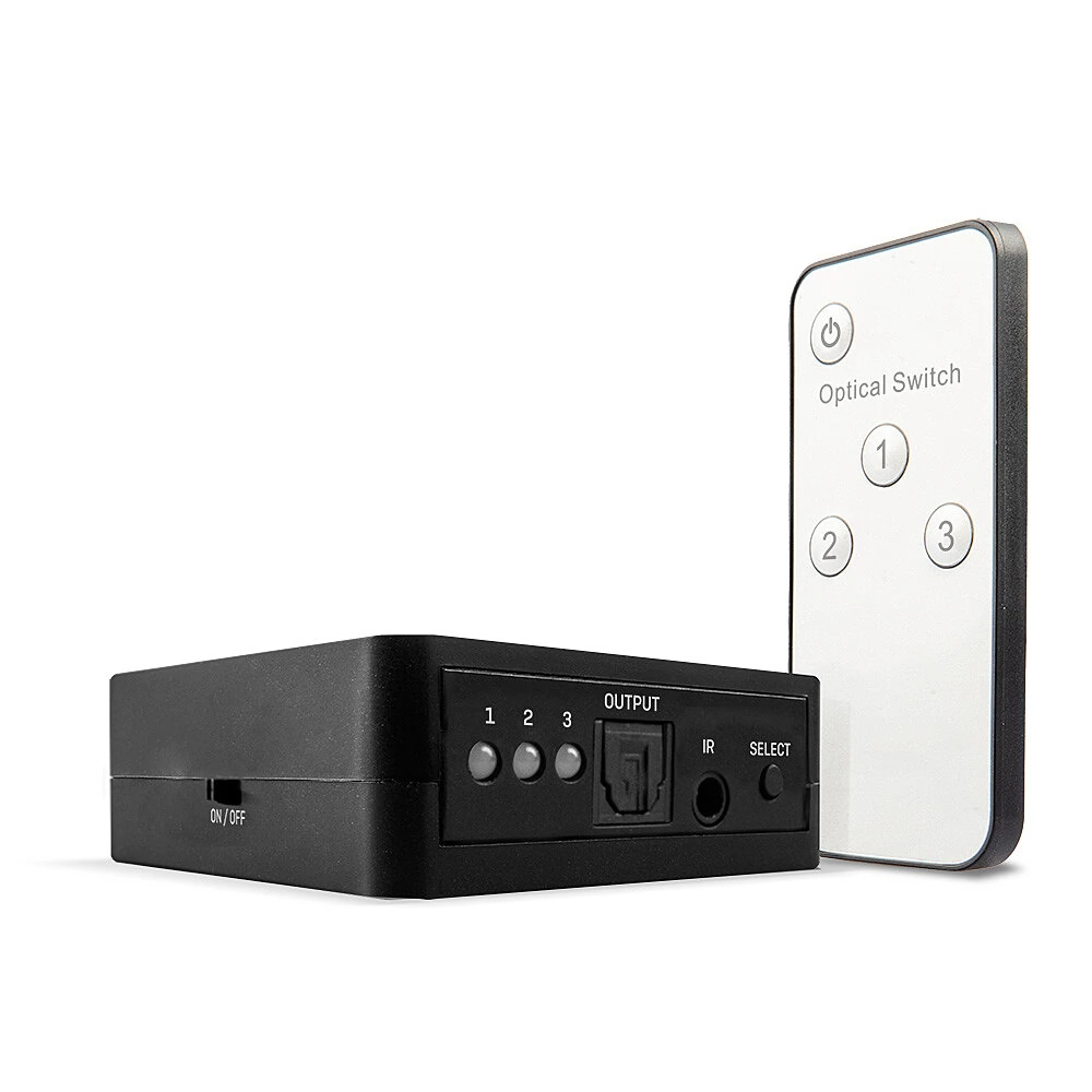 LINDY 3 Port TosLink (Optical) Digital Audio Switch