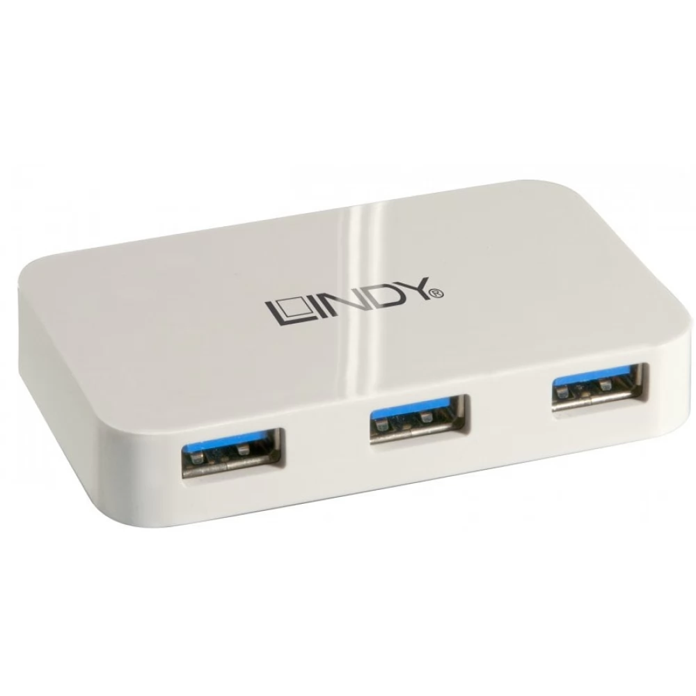 LINDY 4 Port USB 3.0 Hub fehér
