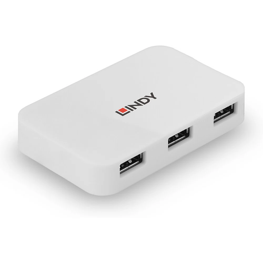 LINDY 4 Port USB 3.0 Hub v2 fehér