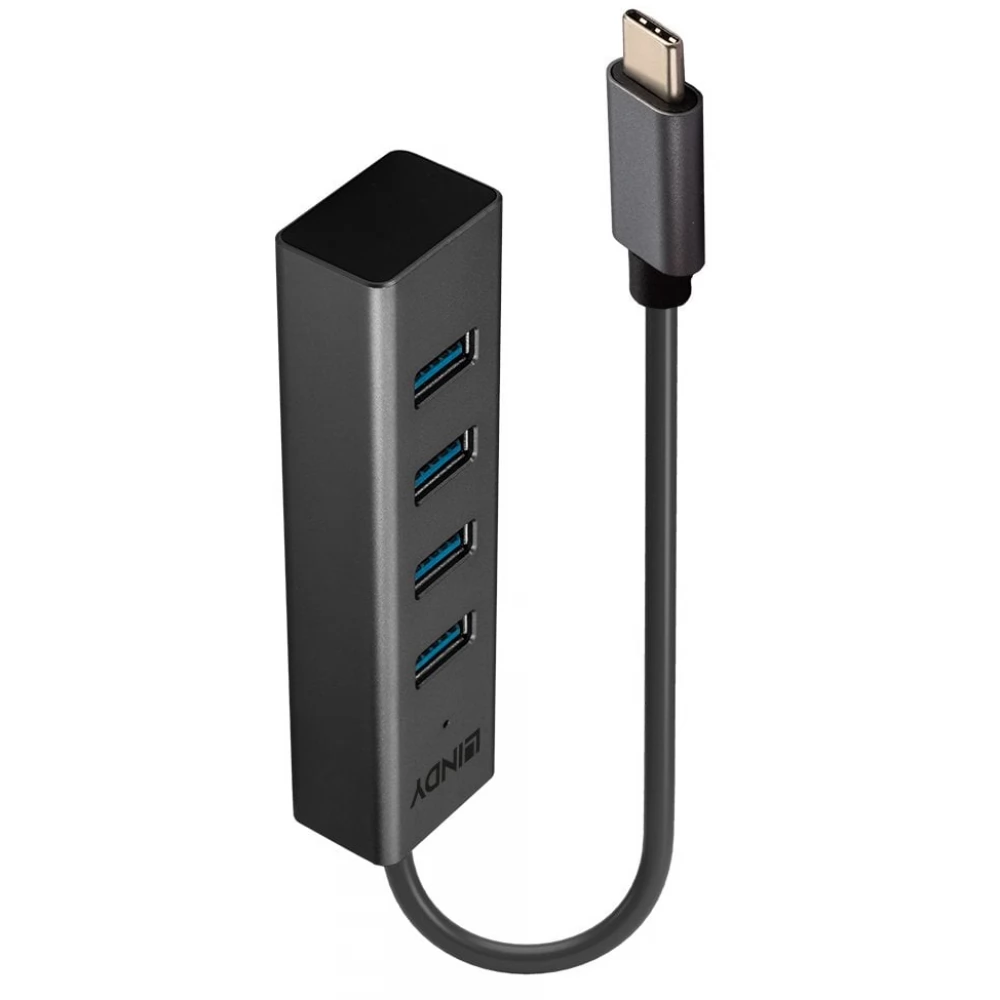LINDY 4 Port USB 3.2 Type C Hub