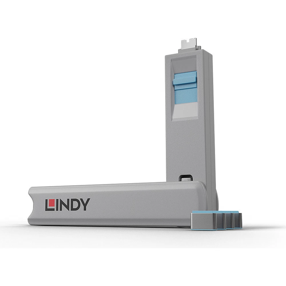 LINDY 40465 USB Typ C Port zár 4 db kék