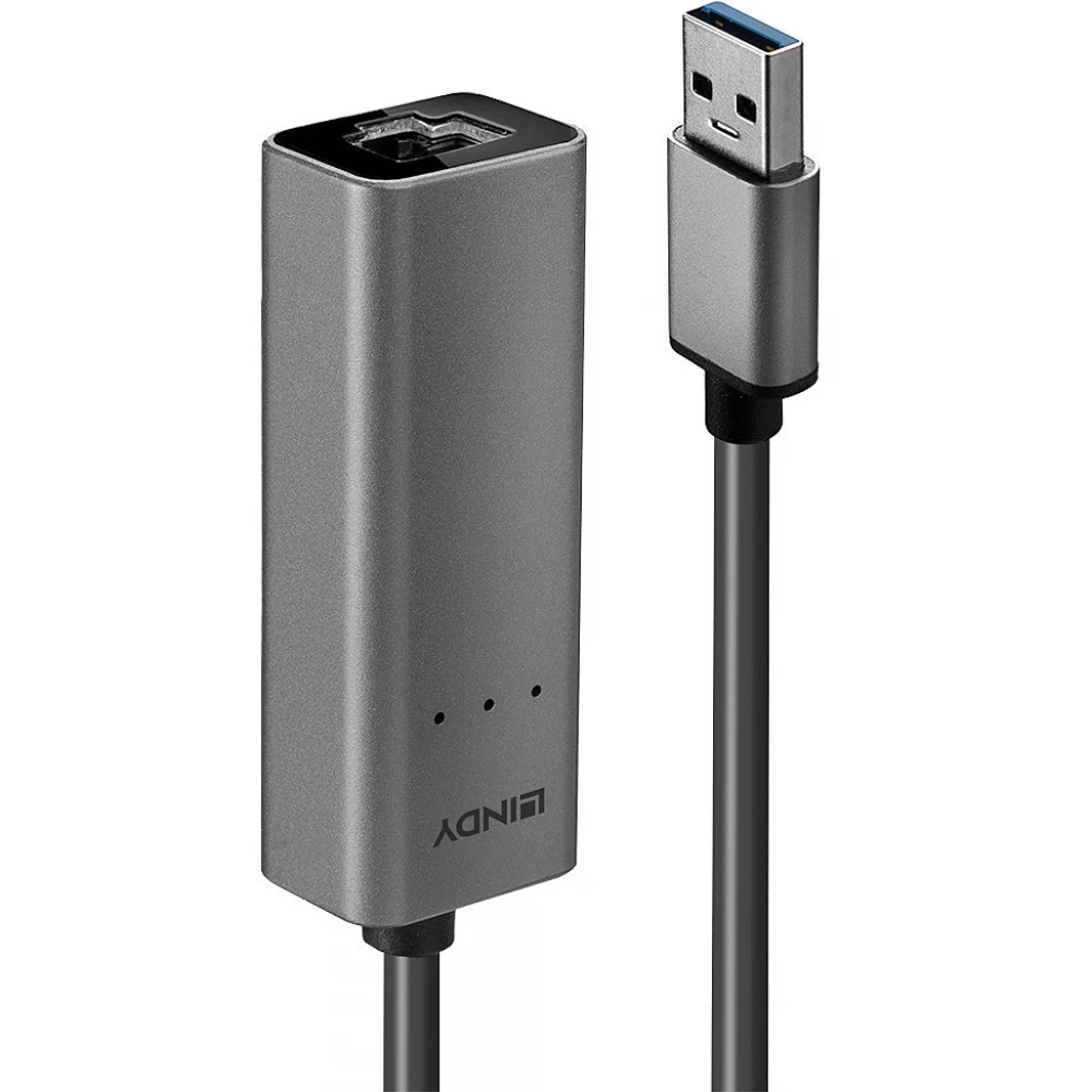 LINDY 43313 USB-A 3.1 UTP Átalakító 2.5Gbps szürke