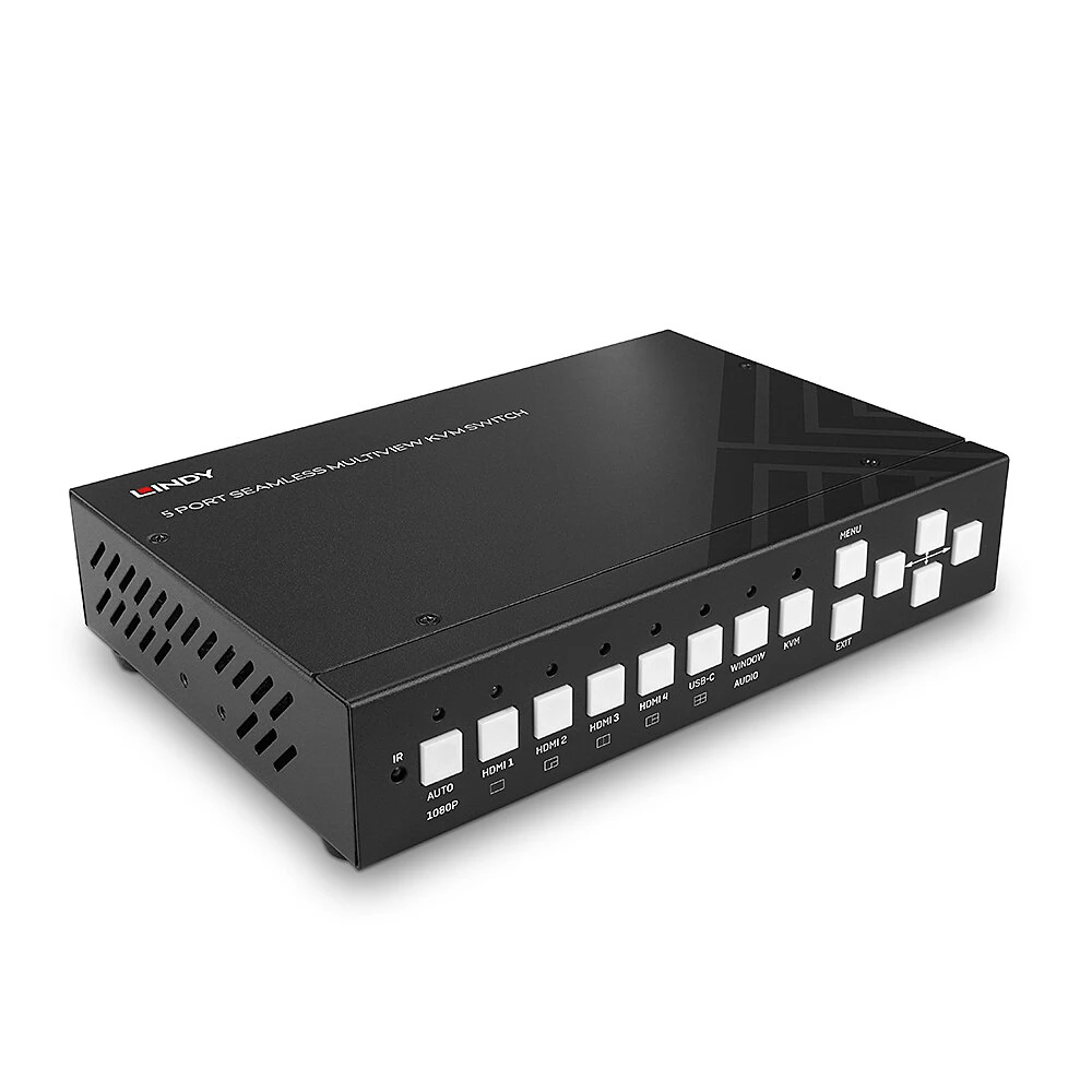 LINDY 5 Port Seamless Multiview KVM Switch
