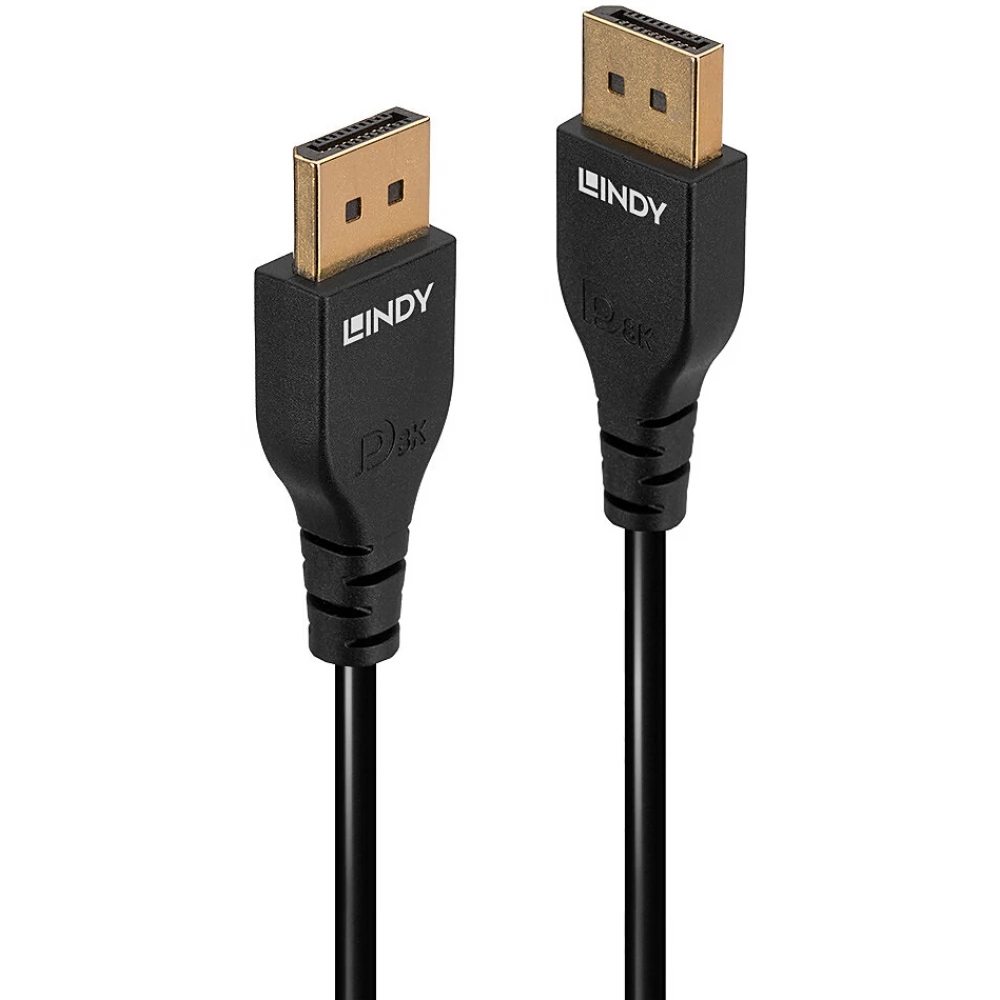 LINDY DisplayPort 1.4 Összekötő Fekete 1m 36461