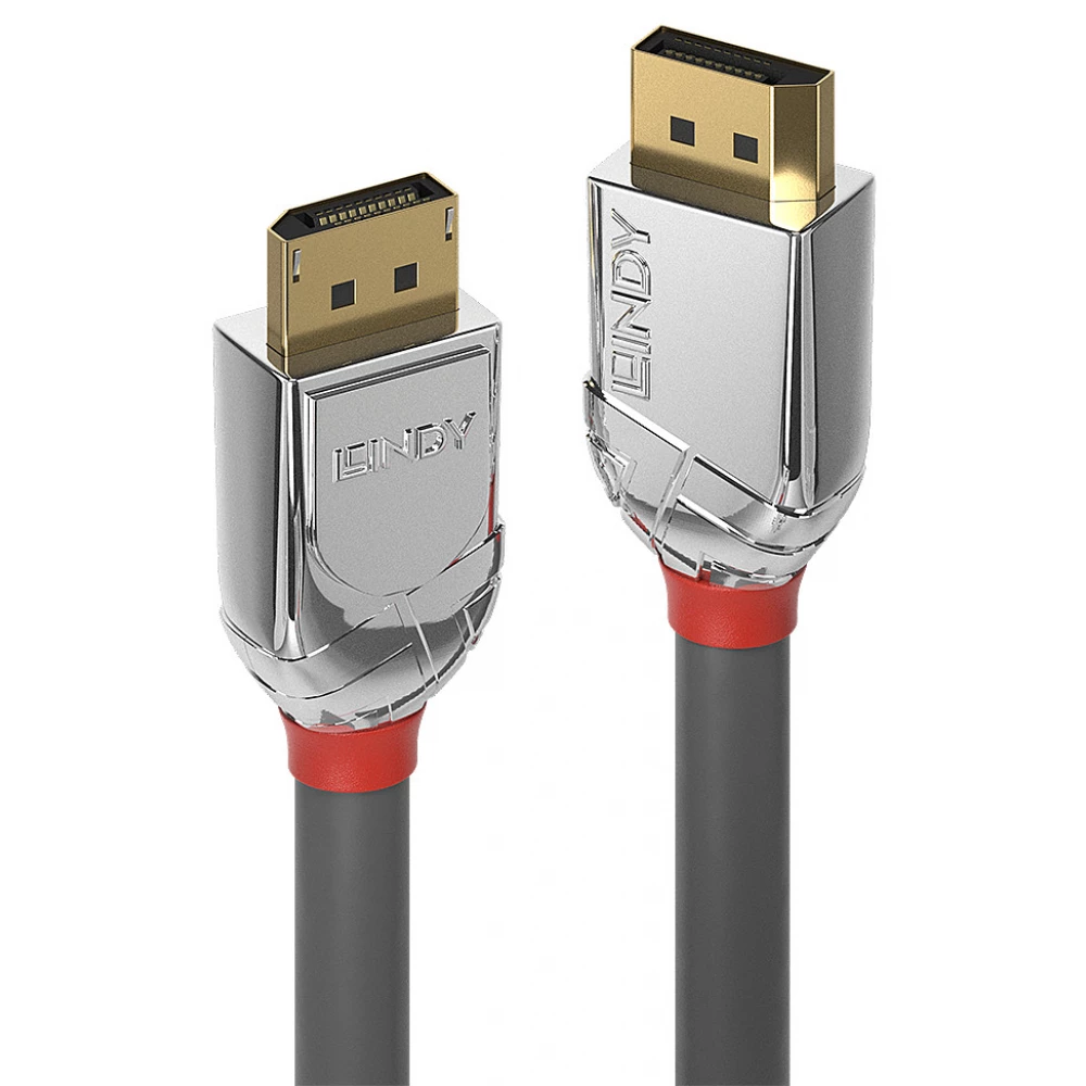 LINDY DisplayPort 1.4 Összekötő Szürke 3m 36303