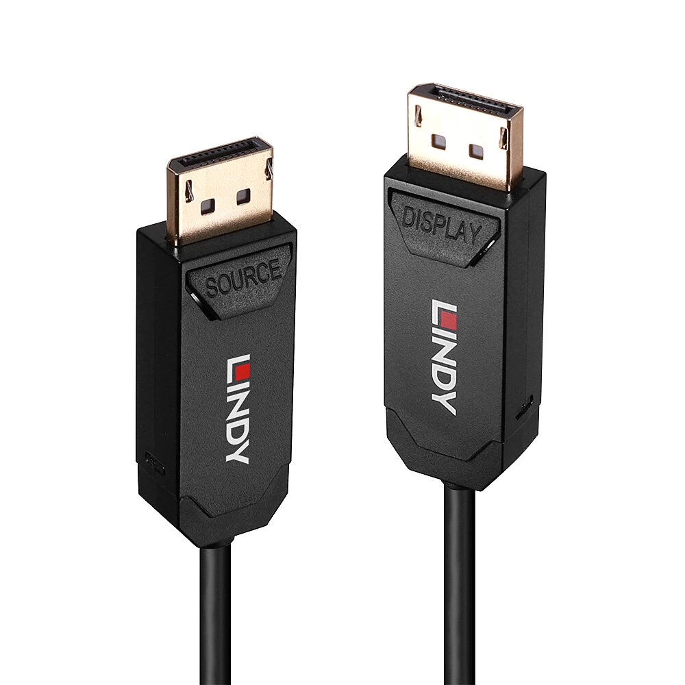 LINDY DisplayPort 2.0 Összekötő Fekete 15m 38521