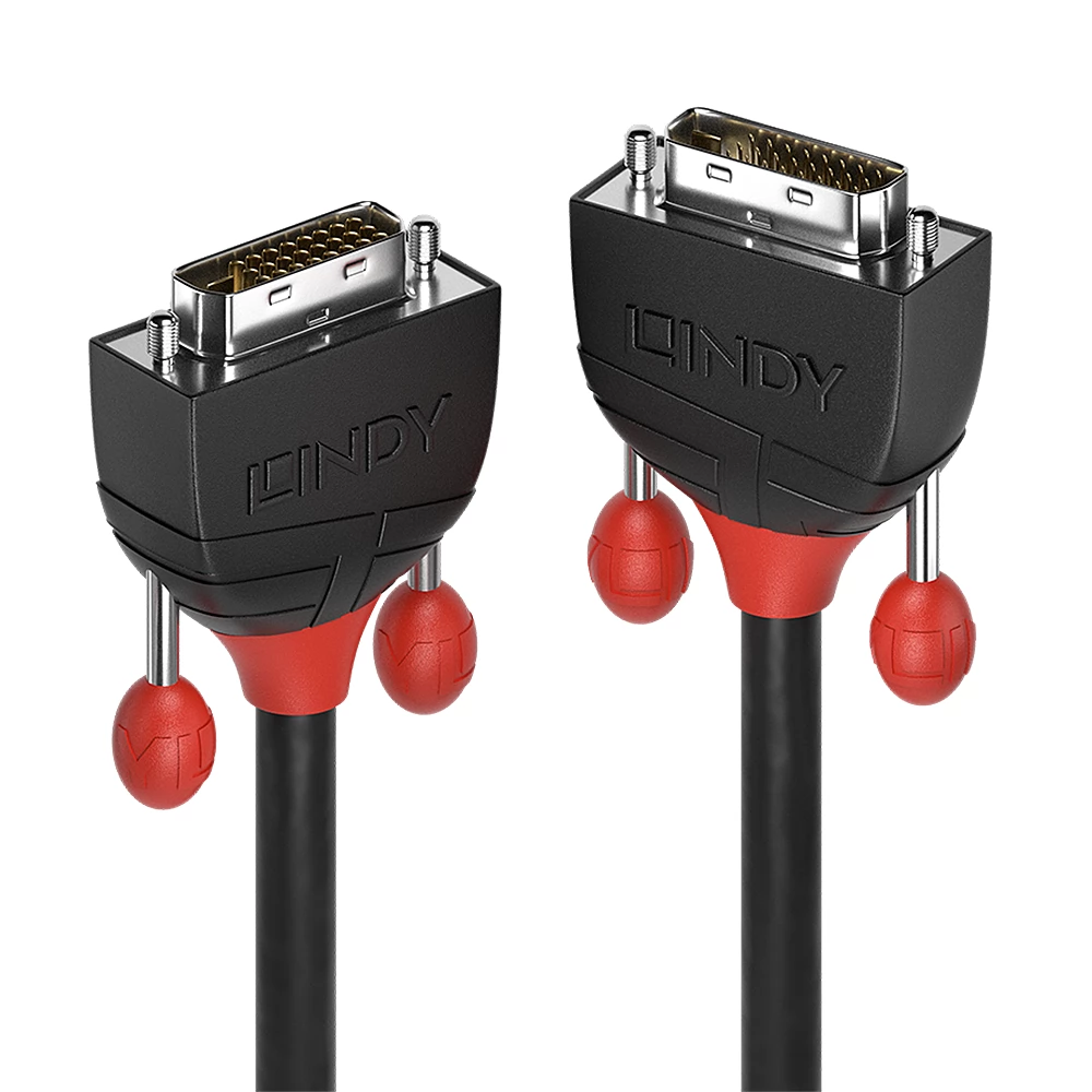 LINDY DVI-D Összekötő Fekete 1m 36251