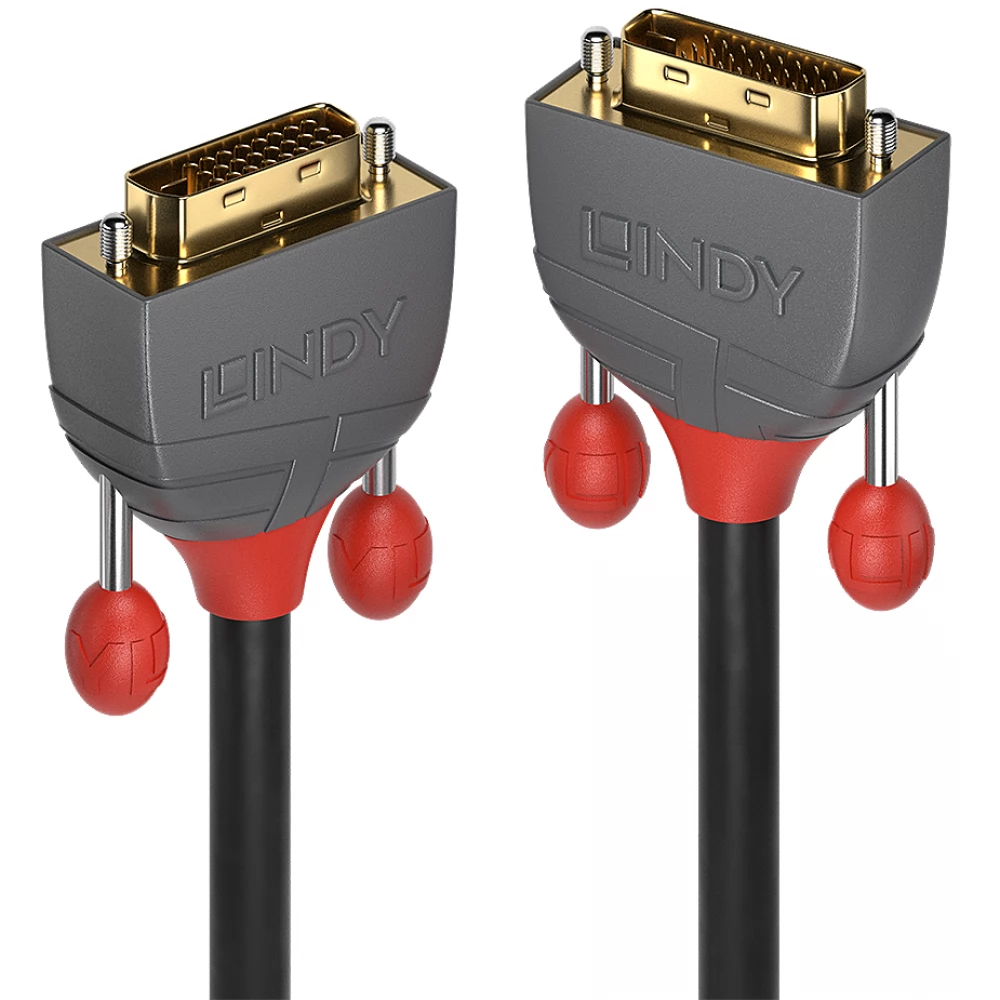 LINDY DVI-D Összekötő Fekete 5m 36224