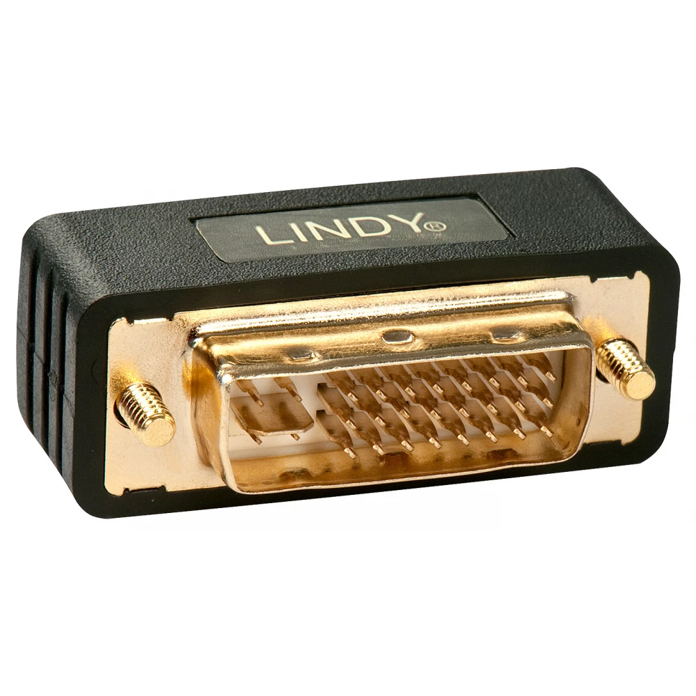 LINDY DVI-I Toldó Fekete 3cm 41099