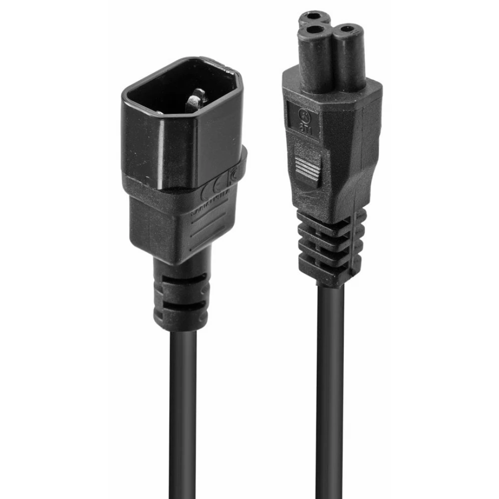LINDY IEC Lóhere Táp Fekete 2m 30341