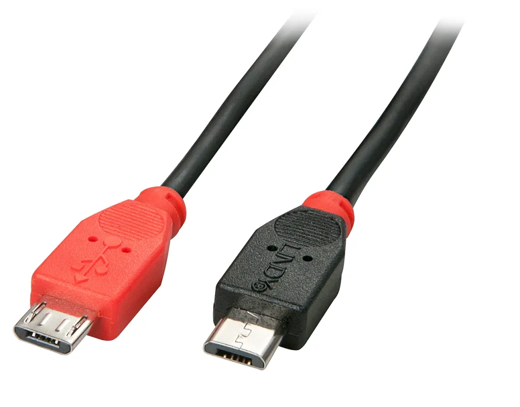 LINDY Micro USB Összekötő Fekete 2m 31760