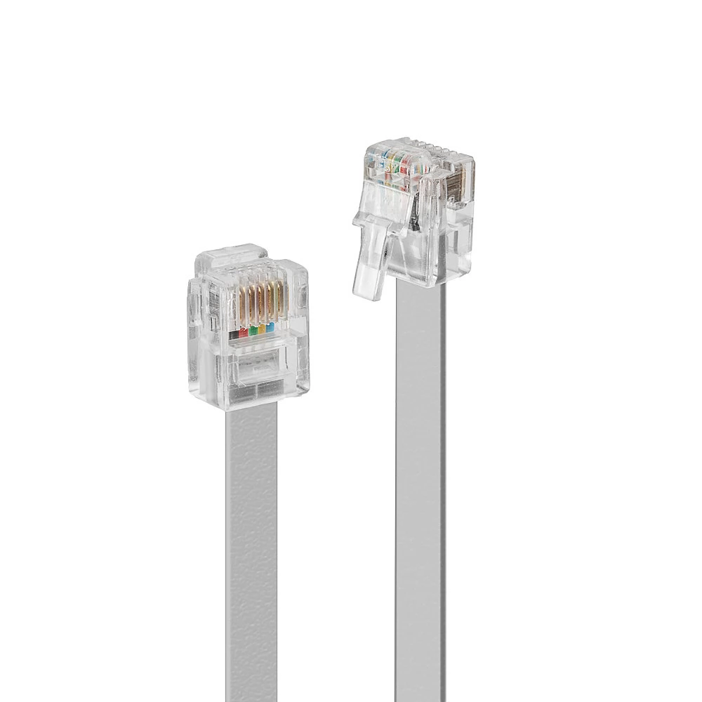 LINDY RJ-12 Összekötő Szürke 20m 34228